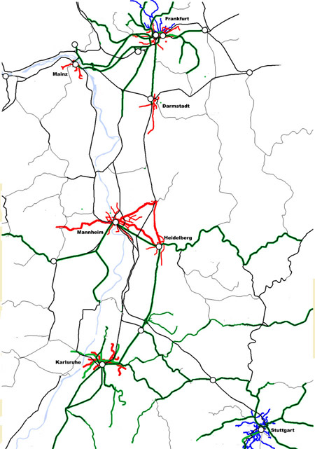 Rhein River Network